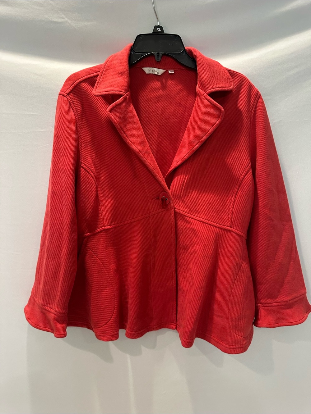 Keen Women's Red Single-Button Ponte Blazer